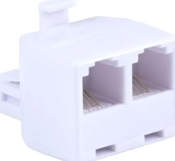 Power Gear White In-Wall Duplex Adapter