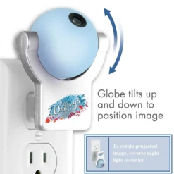 Projectables Disney Frozen II Light Sensing LED Night Light, White