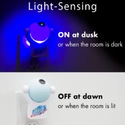 Projectables Disney Frozen II Light Sensing LED Night Light, White