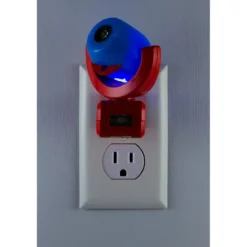 Projectables Disney Mickey Mouse & The Roadster Racers Light Sensing 6-Image LED Night Light, Red