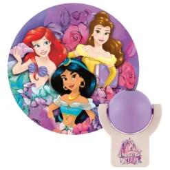 Projectables Disney Princess Light Sensing LED Night Light, Pink