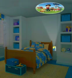 Projectables Nickelodeon Paw Patrol Light Sensing 6-Image LED Night Light, Blue