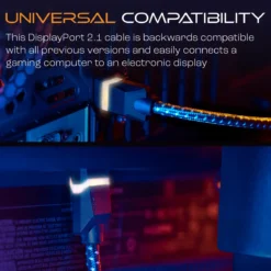 Titan 2.1 LED DisplayPort Cable, 6ft.