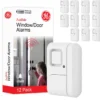 UltraPro Battery-Operated Magnetic Window Alarm 12 pack