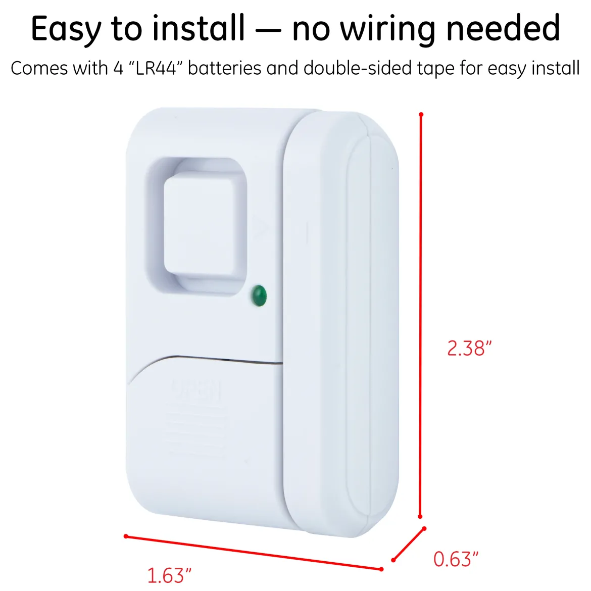 UltraPro Battery-Operated Magnetic Window Alarm 12 pack
