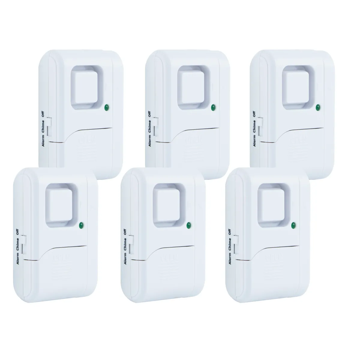 UltraPro Battery-Operated Magnetic Window Alarm 6 pack