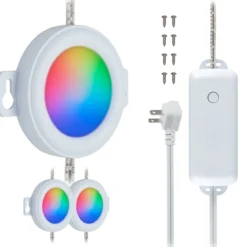 UltraPro Color-Changing LED Pucks, 3pk