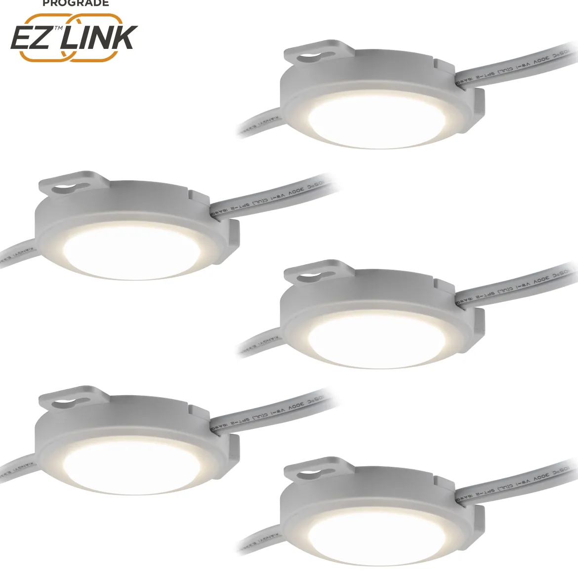 Ultra ProGrade EZLink LED Puck Lights, 5pk