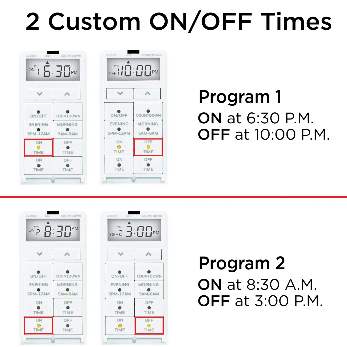 UltraPro 24-Hour Digital In-Wall Timer