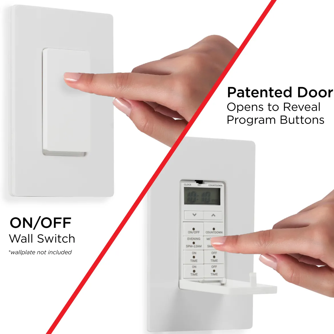 UltraPro 24-Hour Digital In-Wall Timer