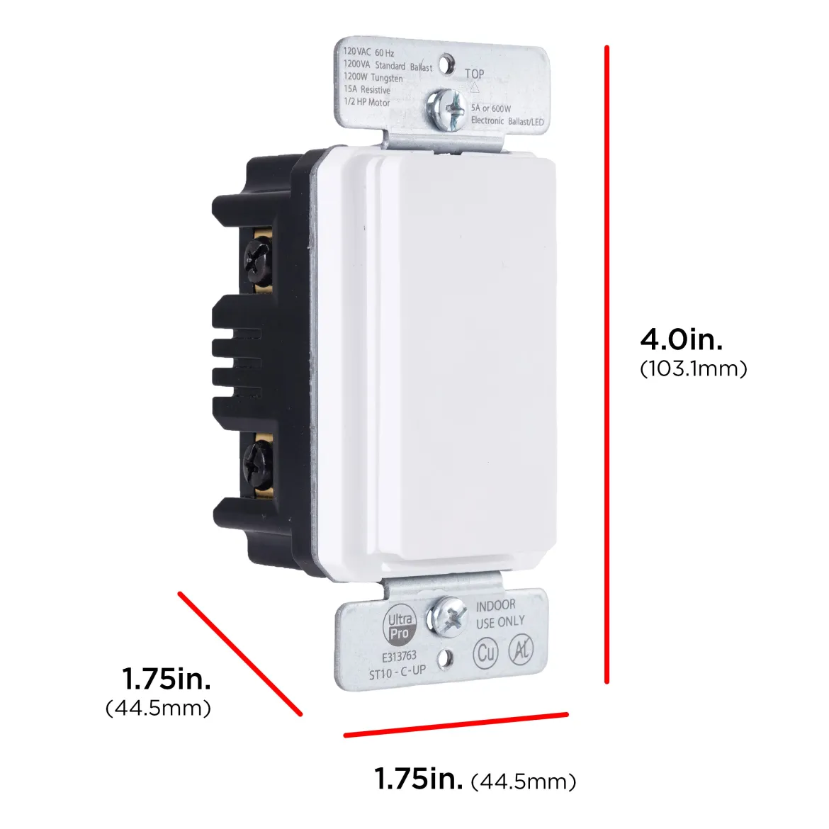 UltraPro 24-Hour Digital In-Wall Timer