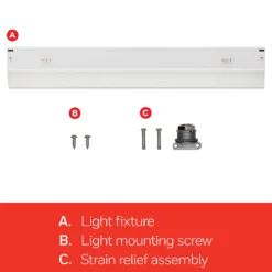 UltraPro 36in. Direct Wire LED Light Fixture with White Select