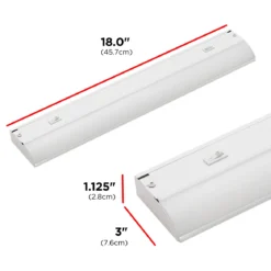 UltraPro 18in. Direct Wire LED Light Fixture, White