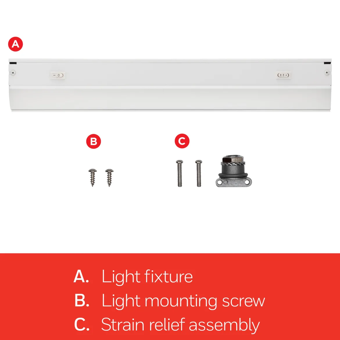 UltraPro 18in. Direct Wire LED Light Fixture, White