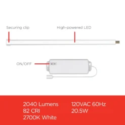 UltraPro 10in. Linkable LED Bright Strips, 6 Pack