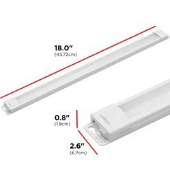 UltraPro 18in. Linkable Plug-In LED Light Fixture, White