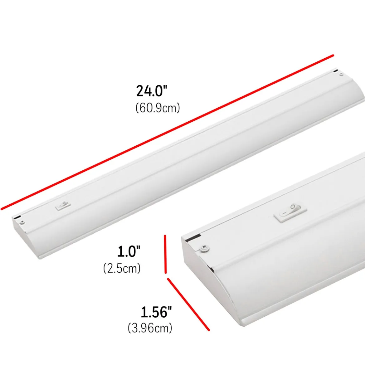UltraPro 24in. On/Off Direct Wire LED Light Fixture