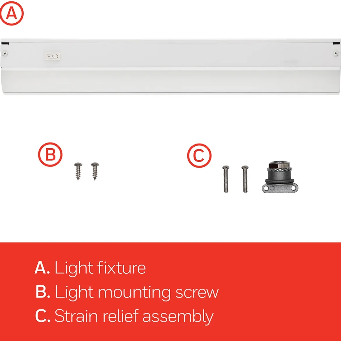 UltraPro 24in. On/Off Direct Wire LED Light Fixture