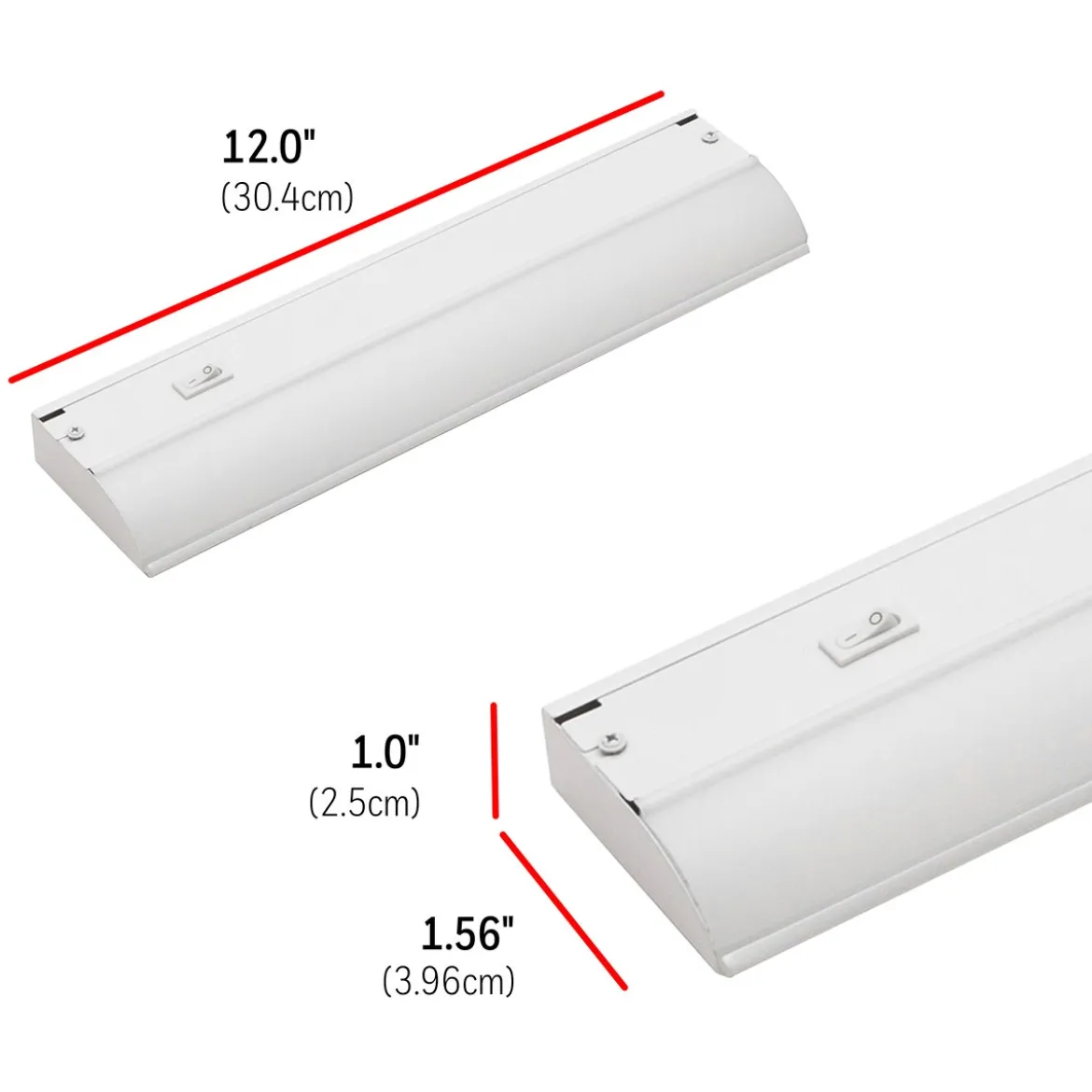 UltraPro 12in. On/Off Direct Wire LED Light Fixture