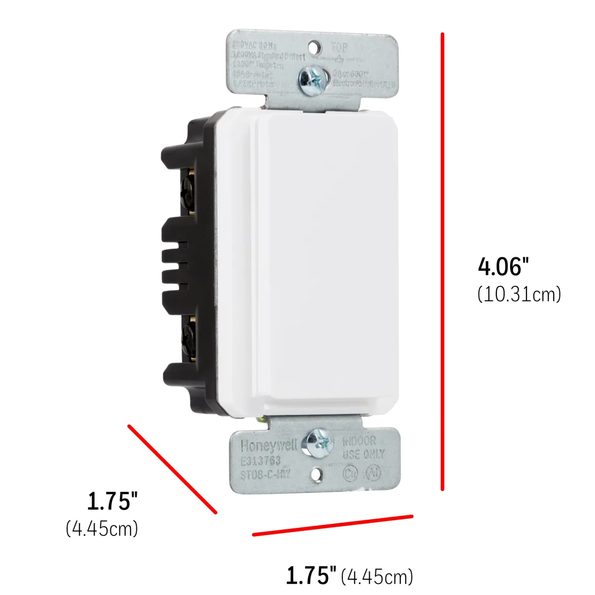 UltraPro In-Wall Push-Button Countdown Timer, White