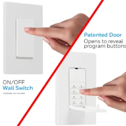 UltraPro In-Wall Push-Button Countdown Timer, White