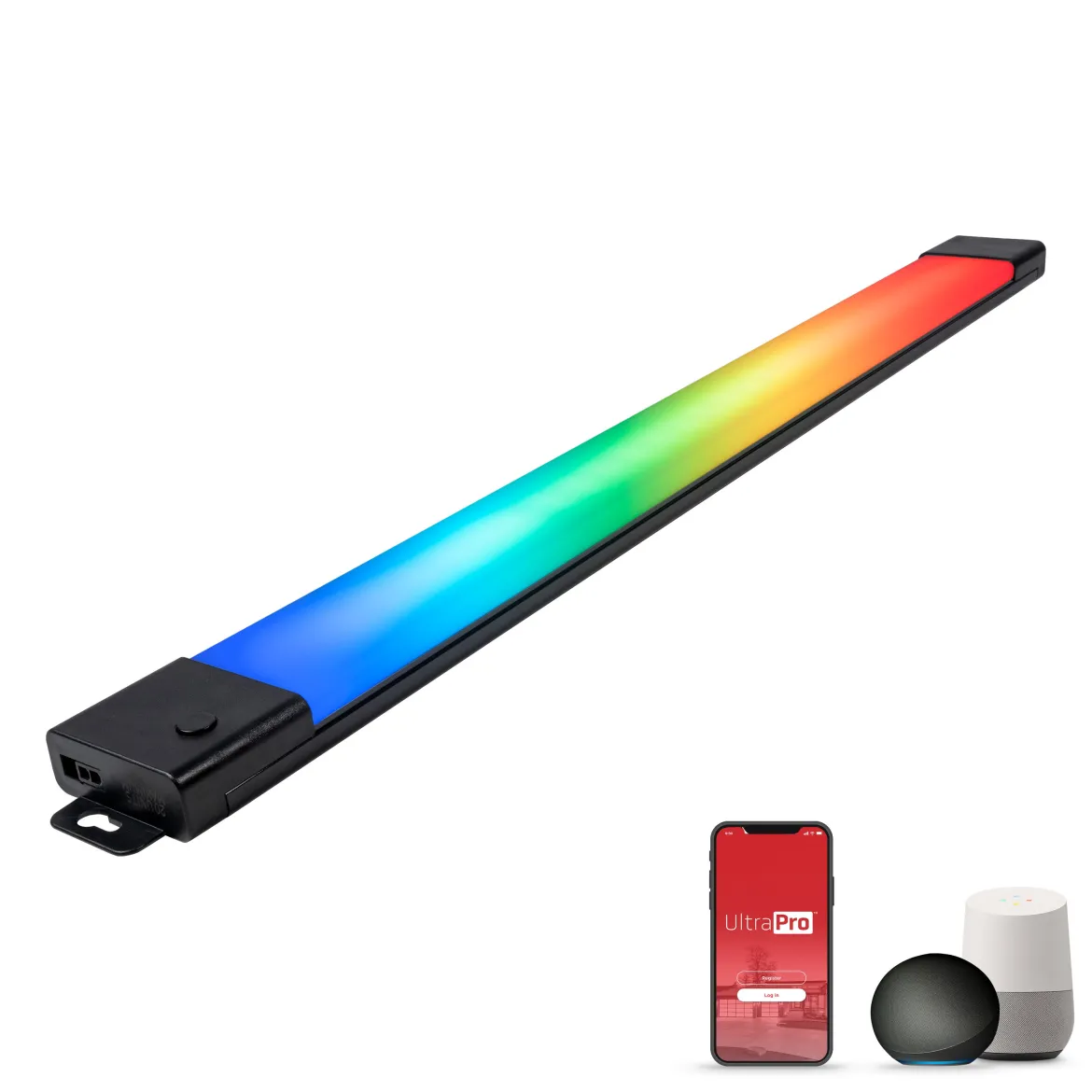 UltraPro LED Wi-Fi Smart Light Fixture, Color Changing, 24in.