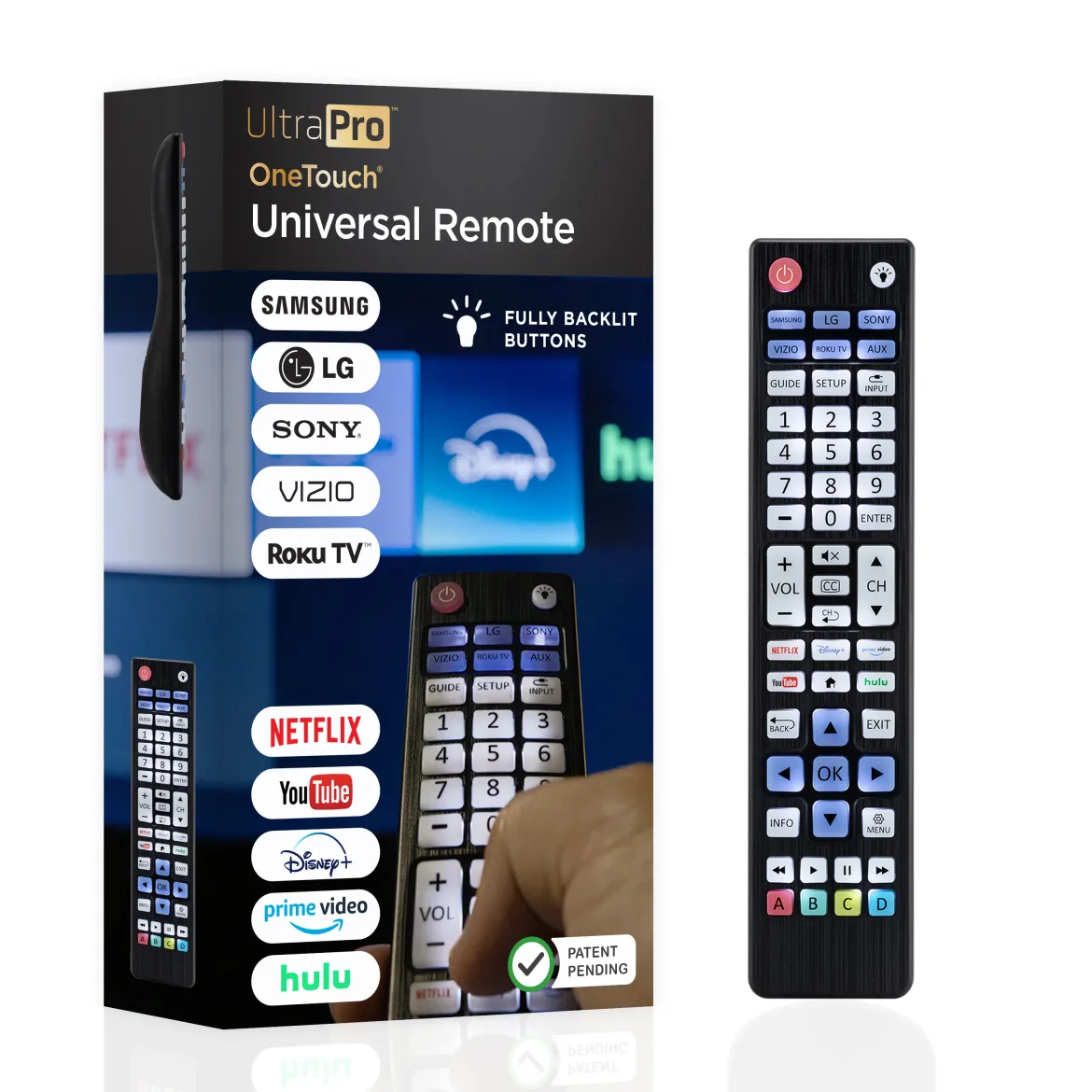 UltraPro One-Touch Replacement Remote, Backlit