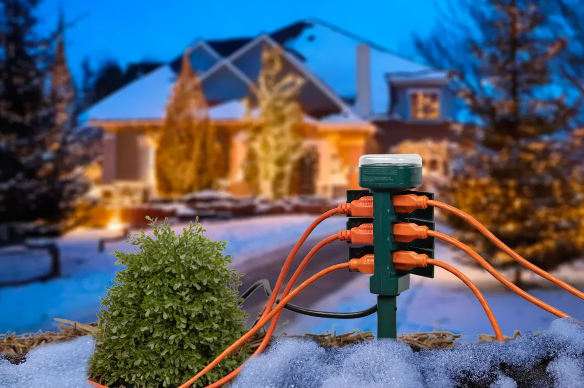 UltraPro 6-Outlet Outdoor Yard Stake Timer