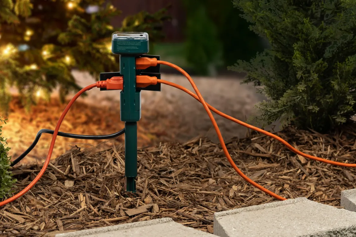 UltraPro 6-Outlet Outdoor Yard Stake Timer