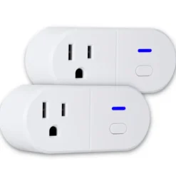 UltraPro Plug-In 1-Outlet WiFi Smart Switch, 2 Pack, White