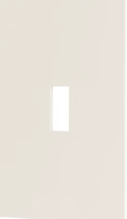 UltraPro Screwless Toggle Switch Wallplate, Light Almond
