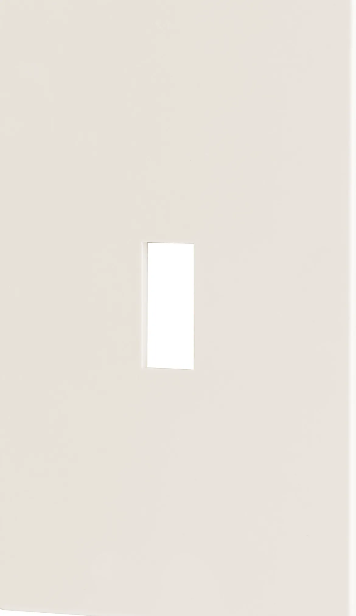 UltraPro Screwless Toggle Switch Wallplate, Light Almond