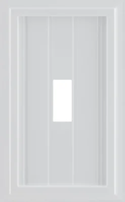 UltraPro Screwless Toggle Switch Wallplate, White Coastal