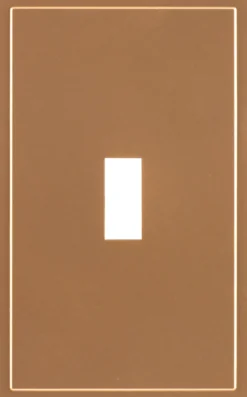 UltraPro Screwless Toggle Switch Wallplate, Brushed Bronze