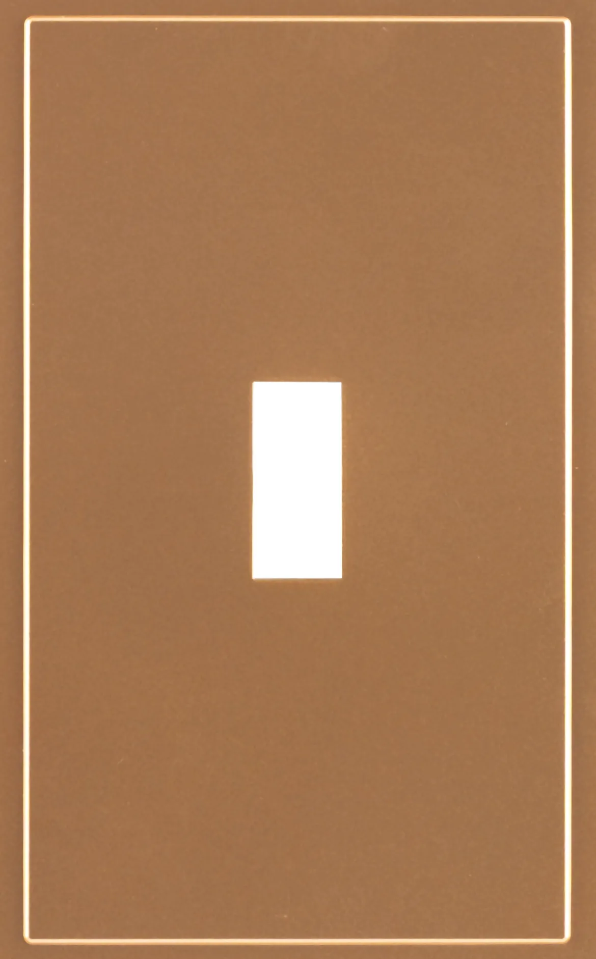 UltraPro Screwless Toggle Switch Wallplate, Brushed Bronze