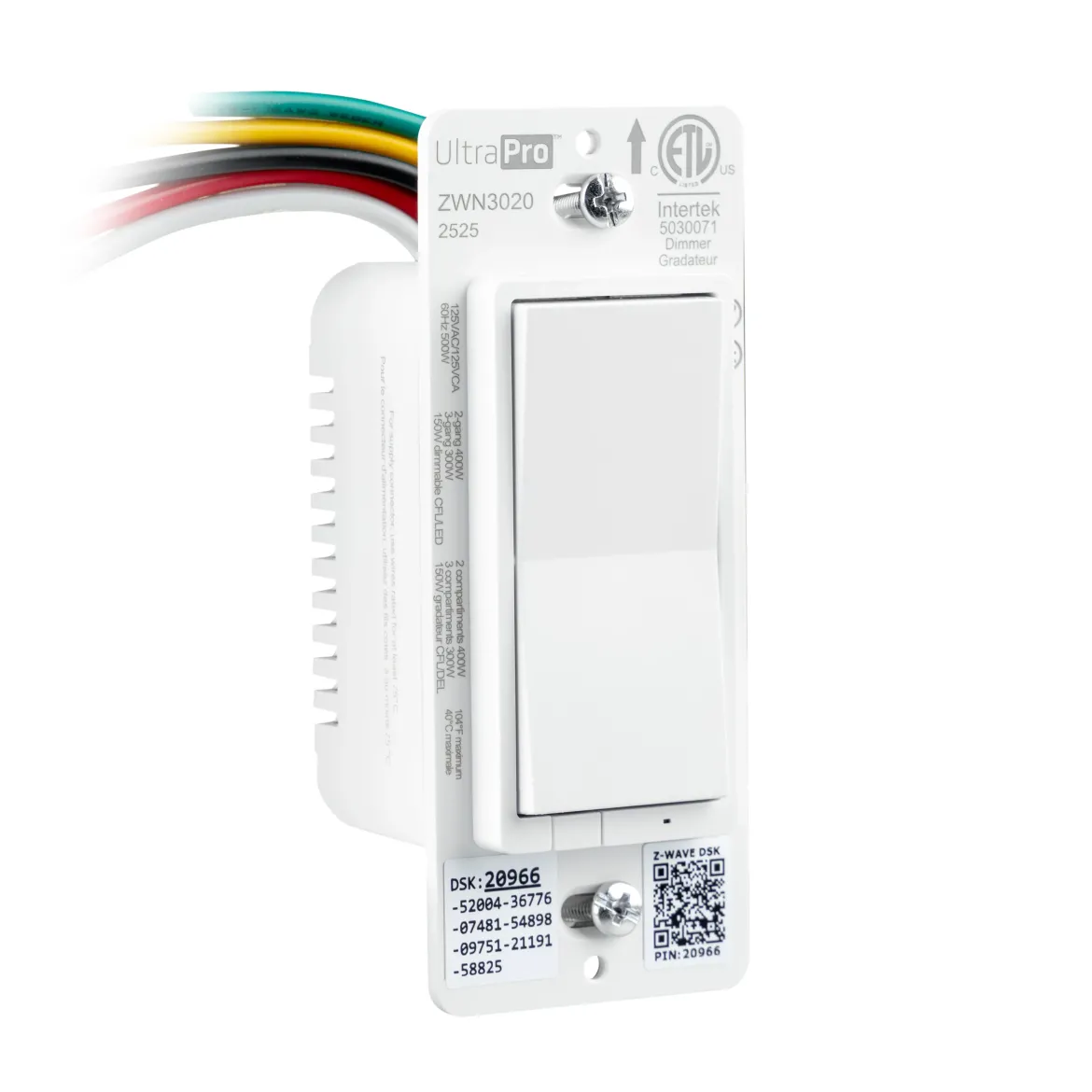 UltraPro 800 Series Z-Wave Dimmer, 4 Pack