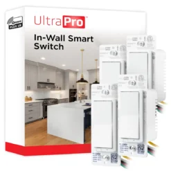 UltraPro 800 Series Z-Wave On/Off Switch, 4 Pack