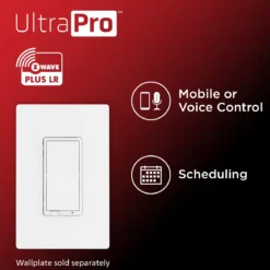 UltraPro 800 Series Z-Wave On/Off Switch, 4 Pack