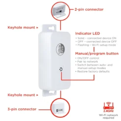 UltraPro WiFi Add-On Switch, White