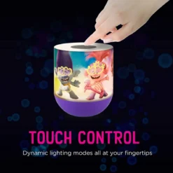 Universal Trolls World Tour Color Changing Tabletop LED Night Light, Purple